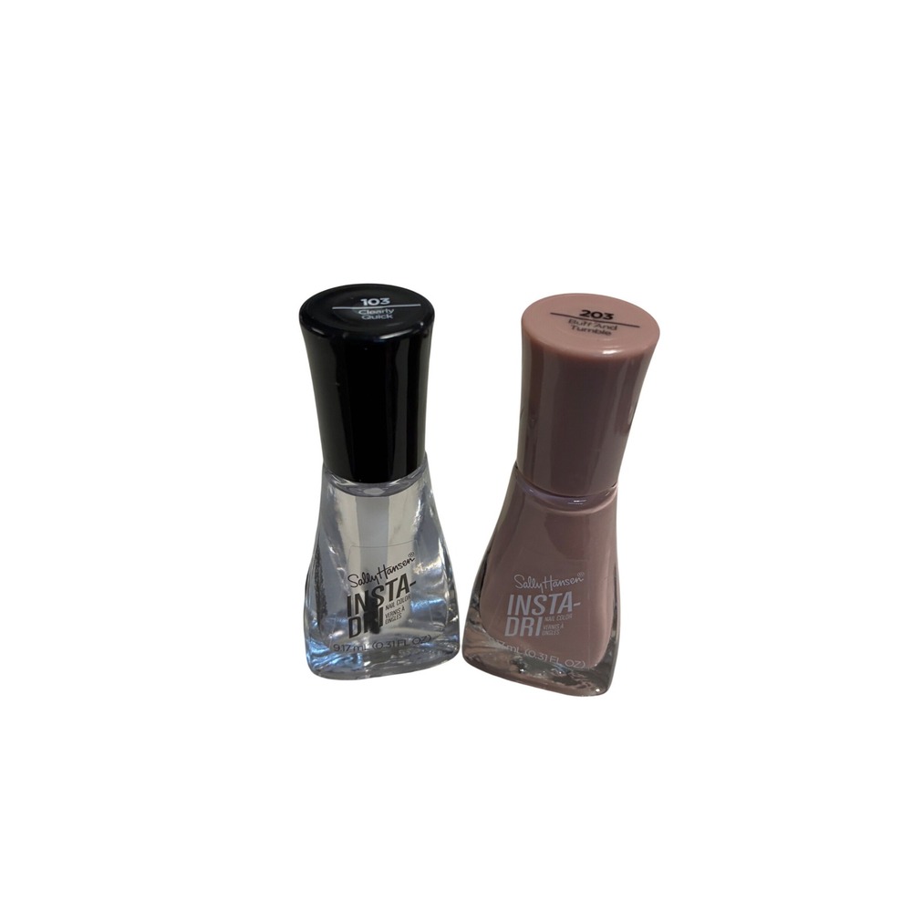 Sally Hansen Insta-Dri Duo (103 Clearly Quick + 203 Buff‎ & Tumble)